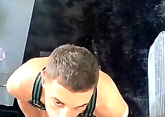 Suck big cock of german