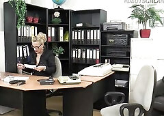 Admirable German Secretary likes Massive Ramrod!!!