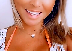 Great Big Boobs On Masturbating Redhead