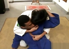 Student Got Fuck By His Muscled Master