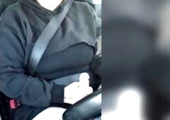 Wanking my thong on during the time that driving in public