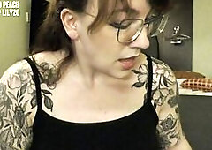 NSFW Review of the Playgirl Pistil licking dildo from The Bad Peach