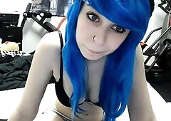 Redhead Busty teen Pleseared Herself