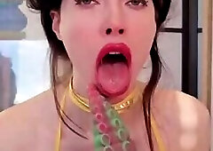 Sasha and GF with Tentacle Dildos