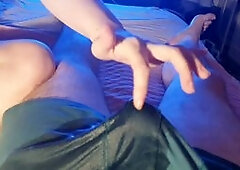 ⭐ New Video! HOT Pissing Couple wet the bed together and she makes him cum while pissing! ;)