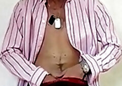 UK youngster jerks off after interview