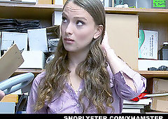 ShopLyfter - Security Bones super-cute Thief In Backroom