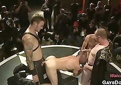 Muscle Stud Public Gangbang Party