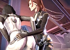 Big ass, shemale fucked