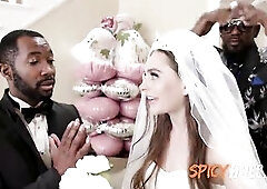 Excited bride shaking and shimming all over these BBC's