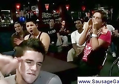 Hot tattoo Stripper feeds hungry mouths