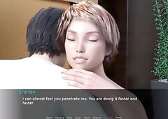 Shirley obsessed with sex in Futa Dating Simulator game!