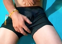 Bathroom indian, indian jerking, underwear