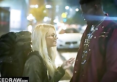 BLACKEDRAW out of Town Teen Gets Picked up by two Strong Black Men