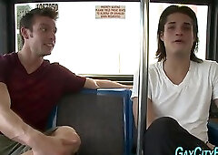 Amateur rides rod and bus