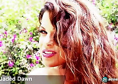 Jaded Dawn Strips Bikini for Guy