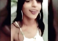 Moto Rider grabbin Street Tgirl SAUSAGE