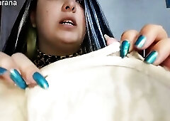 POV: U're stroking in the hallway and your neighbour catches u with your hand on your dong!