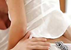 Nubile Films - Skinny teen with puffy nipples