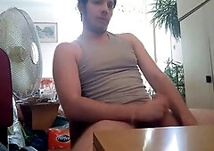 Twink webcam, nice twink, boy masturbating