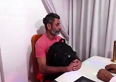 I caught the endowed doc in his medical office