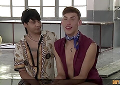 Master Explores His Subs Hole : Flogging Bound Skinny Twink