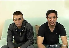 Guys Stripping & Wanking To Porn