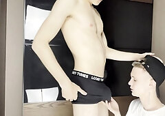 unexperienced orgy of 2 boys