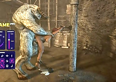 three dimensional unbelievable orgy with monsters XXL invasion and knockers creators screw