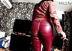 mother I'd like to fuck smokin' fetish ejaculation session