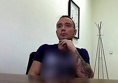 DirtyScout.com - Tattooed gay smashed by big dick guy