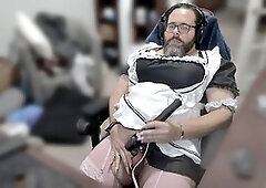 Amateur sissy, lock, sissy lingerie