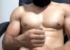 Rubbing My Cock On The Desk And Jerking It Until I Cum!