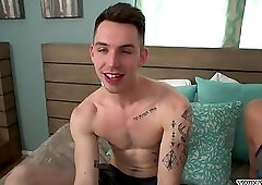 Muscle twinks anal sex and facial