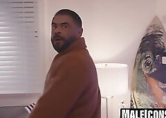 Draven Navarro feeds stepson Dylan Hayes his thick daddy cock