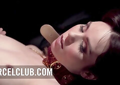 Ariel submitted to her bitch goddess's perversions in SM club