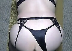 Black Thong And Nylons