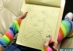 Dr Clarke Kent gets Madi Collins tiny pussy filled up with his big cock