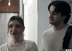 Biology coach Ravyn Alexa enticed by teen pair Demi Hawks and Elias Money
