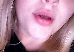 PAWG Large TITTIES Smokin' for u dad! Public flash