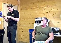 Young Perps: Bear-y Hairy Ass Slammed by Officer