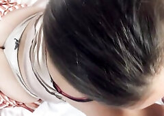 383 (01) - Banging in Dressed Satin Panties, Heels & , Oral job, RimJob, Immodest Talk, Drubbing