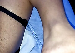 Friend's tight ass pounded and fucked by massive rubber dildo