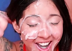 Amateur girl blowjob cumshot for cash 03