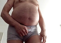 Slapping balls and cumming, hot rods and babes, slapping balls with cock