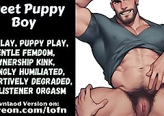 [F4TM] Enchanting Puppy Male [Gentle Femdom] [Sex-toy] [Fdom Speaker] [Msub Listener] [Puppy Play] [RP]