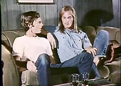 Pillow-biter slender fellow drilling his pal’s bum and then nutting