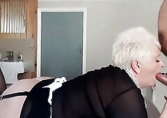 Joolz had to discover a way to keep her job...this babe was late for work, not wearing proper uniform, and carrying on with the chef behind closed doo