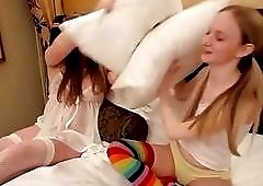 Cute babe double teamed by hung dude and sexy shemale