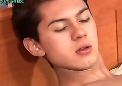 Hot colombian boyfriends bareback sex and blowjobs jerking and anal cumming